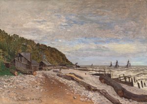 Warzelnia Blisko Honfleur; Stocznia Małych Statków koło Honfleur, 1864 autorstwa Claude Monet