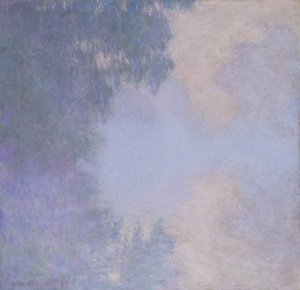 Odnoga Sekwany w pobliżu Giverny (Mgła) autorstwa Claude Monet