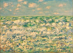 Przełamujące fale autorstwa Claude Monet