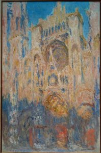 Katedra w Rouen. Efekt słońca, koniec dnia autorstwa Claude Monet