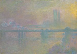 Charing Cross Bridge, Londyn, 1901. autorstwa Claude Monet