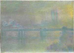 Charing Cross Bridge, Londyn, 1901 autorstwa Claude Monet