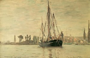Chassemarée na kotwicy (Rouen) autorstwa Claude Monet