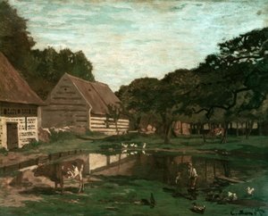 Gospodarstwo w Normandii autorstwa Claude Monet