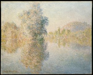 Wczesny poranek nad Sekwaną w Giverny, 1893 autorstwa Claude Monet