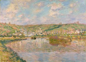 Koniec popołudnia, Vetheuil autorstwa Claude Monet