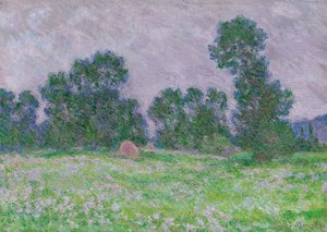Kwietna łąka w Giverny autorstwa Claude Monet