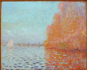 Krajobraz rzeki, jesień autorstwa Claude Monet