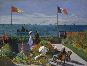 Ogród w Sainte-Adresse autorstwa Claude Monet