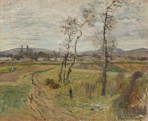 Równina Gennevilliers; Równina Gennevilliers, 1877 autorstwa Claude Monet