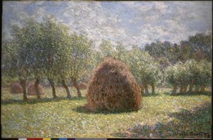 Stogi siana w Giverny, 1893 autorstwa Claude Monet
