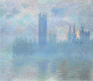Houses of Parliament, Londyn, 1900-01 autorstwa Claude Monet
