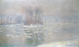 Lód w Bennecourt, 1898 autorstwa Claude Monet