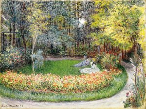 W ogrodzie, 1875 autorstwa Claude Monet