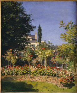 Kwitnący ogród autorstwa Claude Monet