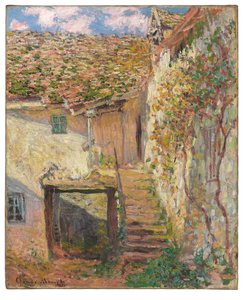 Schody, 1878 autorstwa Claude Monet