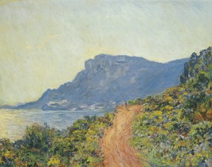 La Corniche w pobliżu Monako autorstwa Claude Monet