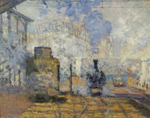 Gare Saint-Lazare autorstwa Claude Monet