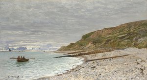La Pointe de la Heve, Sainte-Adresse. 1864 autorstwa Claude Monet