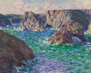 La Roche Guibel, Port-Domois autorstwa Claude Monet