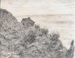 Chata celna w pobliżu Pourville autorstwa Claude Monet