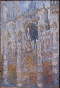 Katedra w Rouen. Brama, poranne słońce. harmonia autorstwa Claude Monet