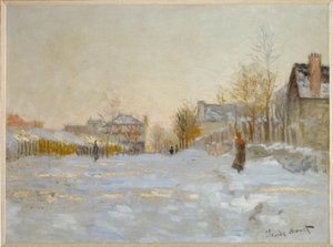 Śnieg w Argenteuil autorstwa Claude Monet