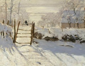La pie (Sroka) autorstwa Claude Monet