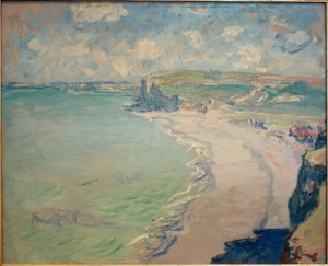 Plaża Pourville (Der Strand von Pourville) autorstwa Claude Monet