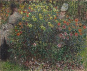 Panie w kwiatach autorstwa Claude Monet