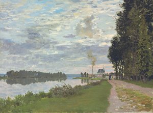 Promenada Argenteuil autorstwa Claude Monet