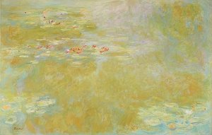 Le bassin aux nimphéas (Staw lilii wodnych). Około 1916 autorstwa Claude Monet