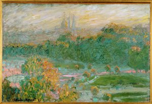 Les Tuileries (olej na płótnie) autorstwa Claude Monet