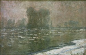 Matin brumeux, débâcle (Lód w mglisty poranek) autorstwa Claude Monet