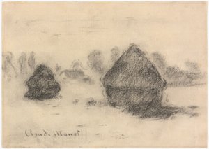 Monet - Stosy pszenicy, 1891, 2013.986 autorstwa Claude Monet
