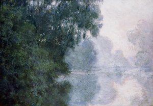 Poranek nad Sekwaną, Efekt mgły; Poranek nad Sekwaną, Efekt mgły, 1897 autorstwa Claude Monet