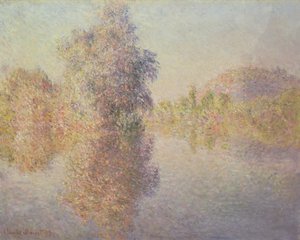 Poranek nad Sekwaną w Giverny autorstwa Claude Monet