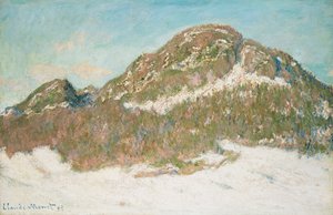Góra Kolsaas, efekt światła słonecznego, 1895 autorstwa Claude Monet