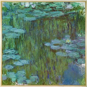 Nympheas a Giverny (olej na płótnie) autorstwa Claude Monet