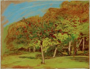 Drzewa owocowe autorstwa Claude Monet