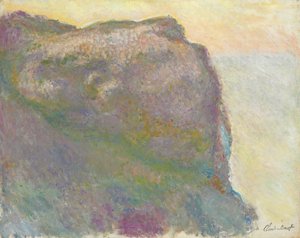 Na klifie, Petit D”Ailly; Na klifie, w Petit Ailly, 1896 autorstwa Claude Monet
