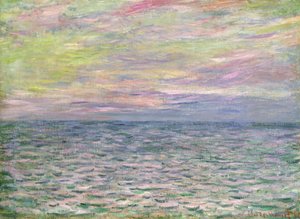 Na pełnym morzu, Zachód słońca w Pourville; Zachód słońca w Pourville, Morze Otwarte, 1882