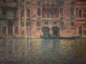 Palazzo da Mula, Wenecja autorstwa Claude Monet