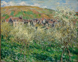 Kwitnące śliwki autorstwa Claude Monet