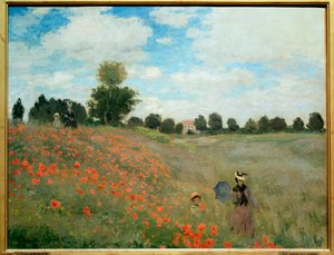 Maki, w pobliżu Argenteuil autorstwa Claude Monet