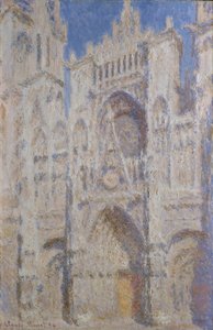 Katedra w Rouen: Portal (światło słoneczne), 1894 autorstwa Claude Monet