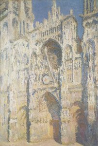 Katedra w Rouen w pełnym słońcu: harmonia w błękicie i złocie, 1894 autorstwa Claude Monet