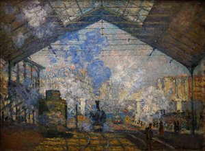 Stacja Saint-Lazare autorstwa Claude Monet