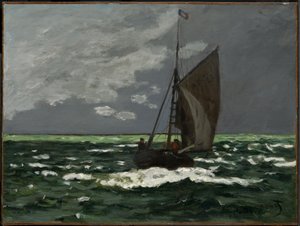 Pejzaż morski, burza autorstwa Claude Monet
