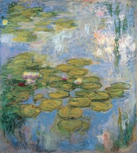 Lilie wodne (Nymphéas). 1916-19 autorstwa Claude Monet